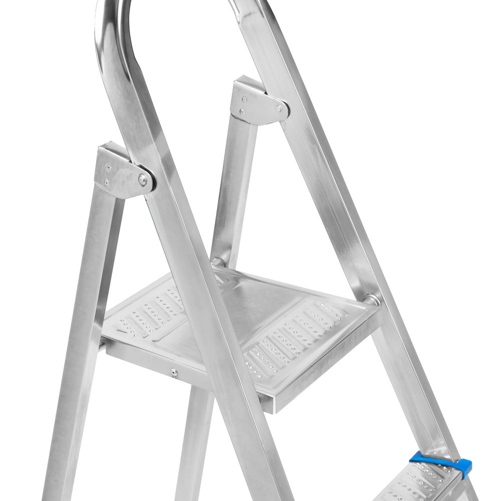 Стремянка, 4 ступени, стальная, оцинкованная Сибртех (97836)