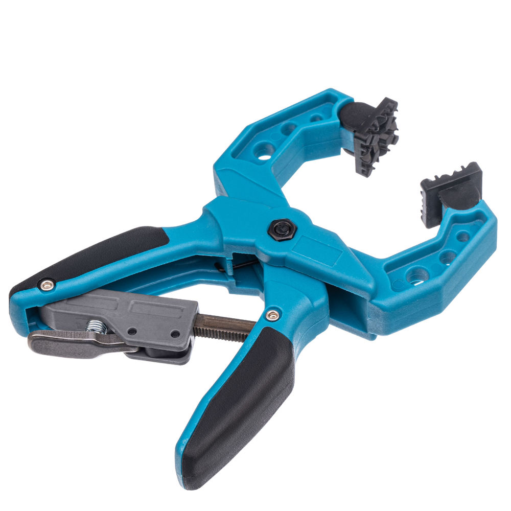 Струбцина клещеобразная 1-1/2, пластиковый корпус, храповой механизм жесткой фиксации, 38 мм Gross (20801)