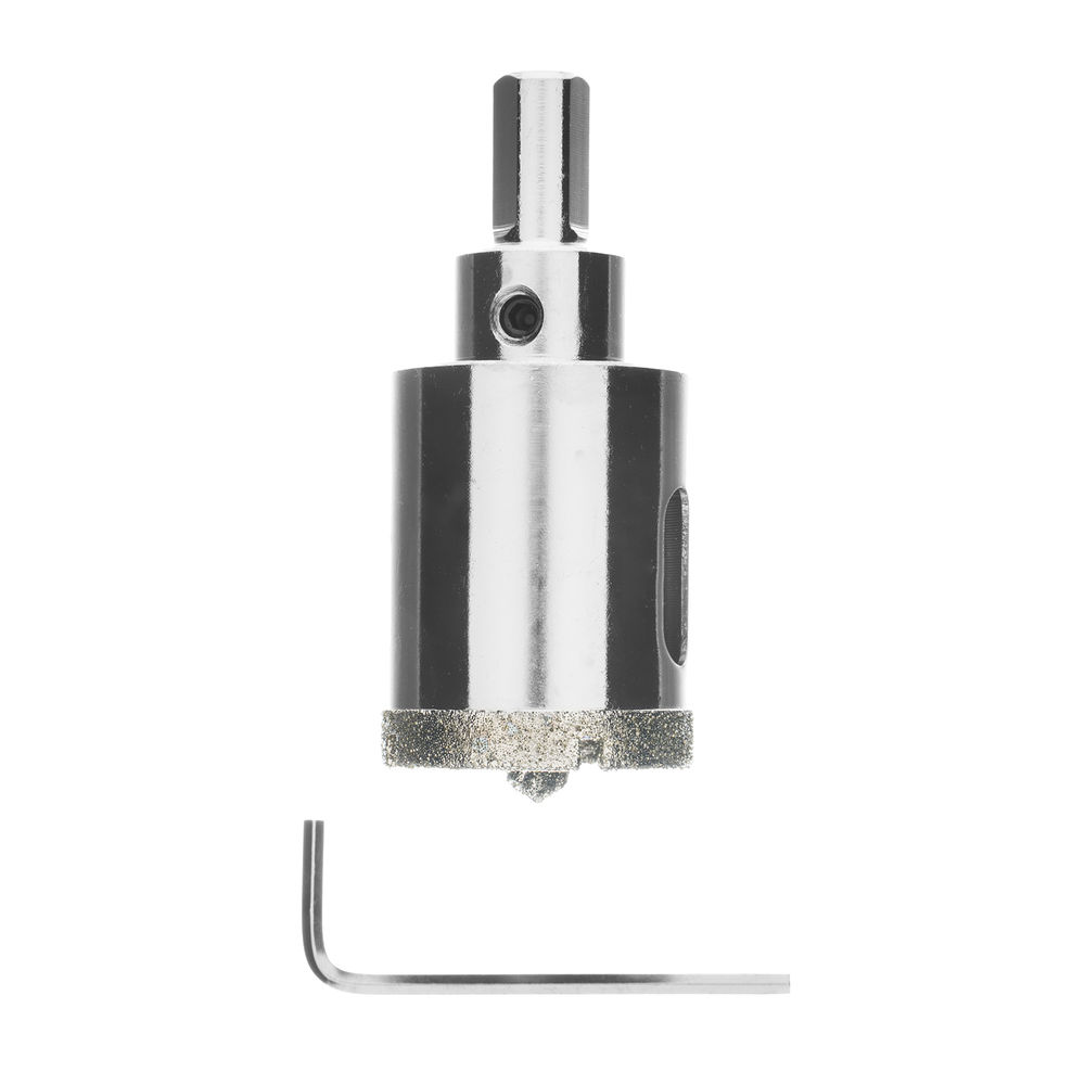 Сверло алмазное по керамограниту, 32 х 67 мм, трехгранный хвостовик Matrix (726323)