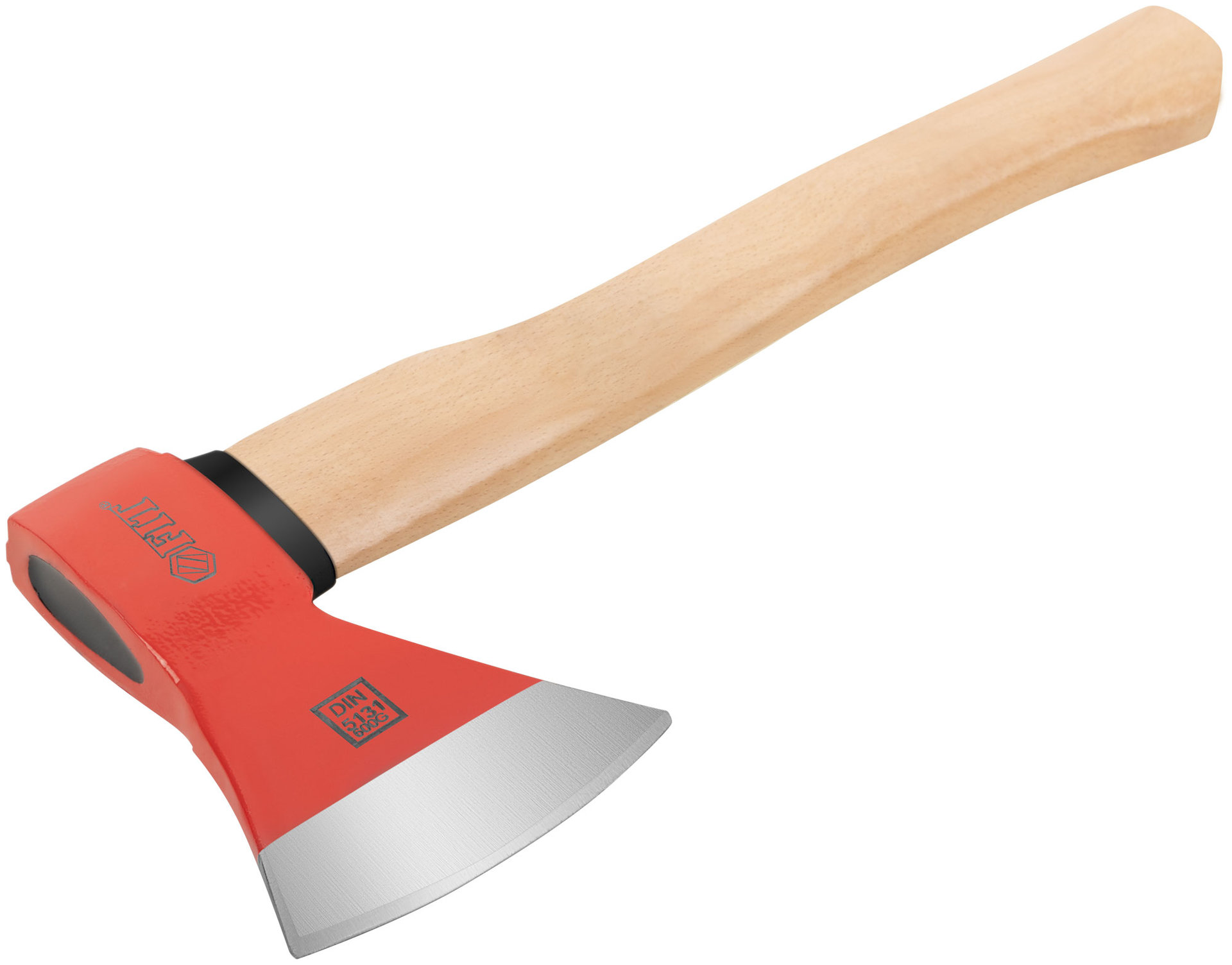 Топор кованая усиленная сталь, деревянная ручка 600 гр.