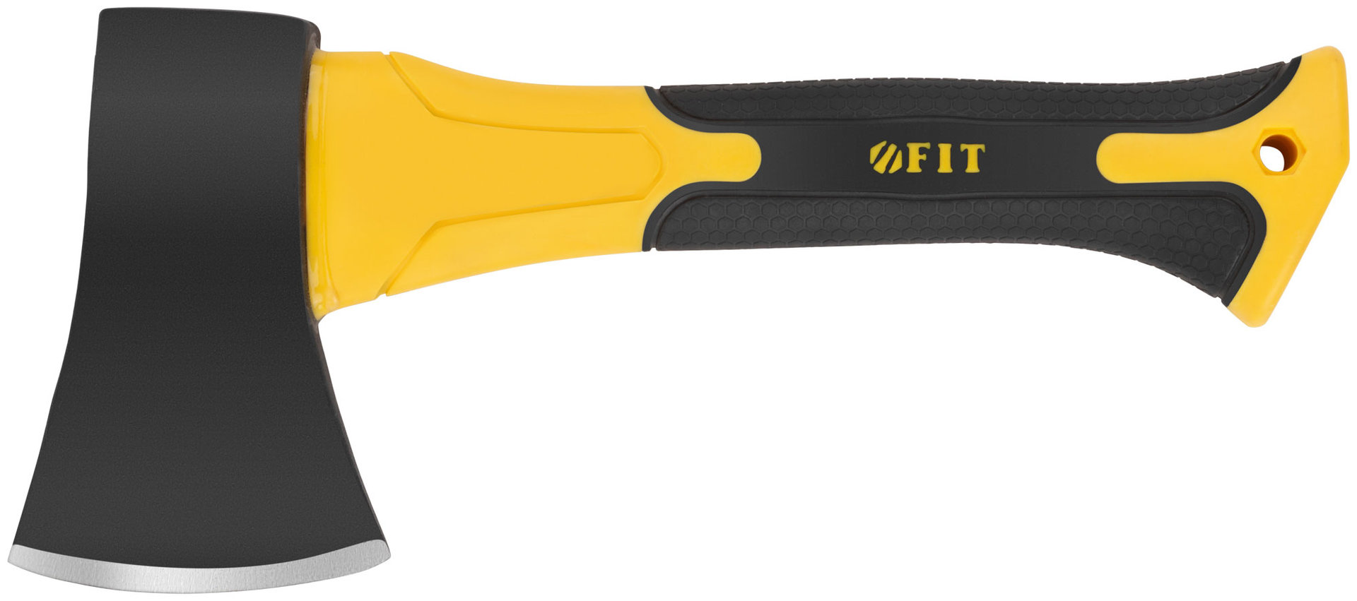 Топор туриста укороченный, кованая сталь, усиленная фиберглассовая ручка 450 гр.