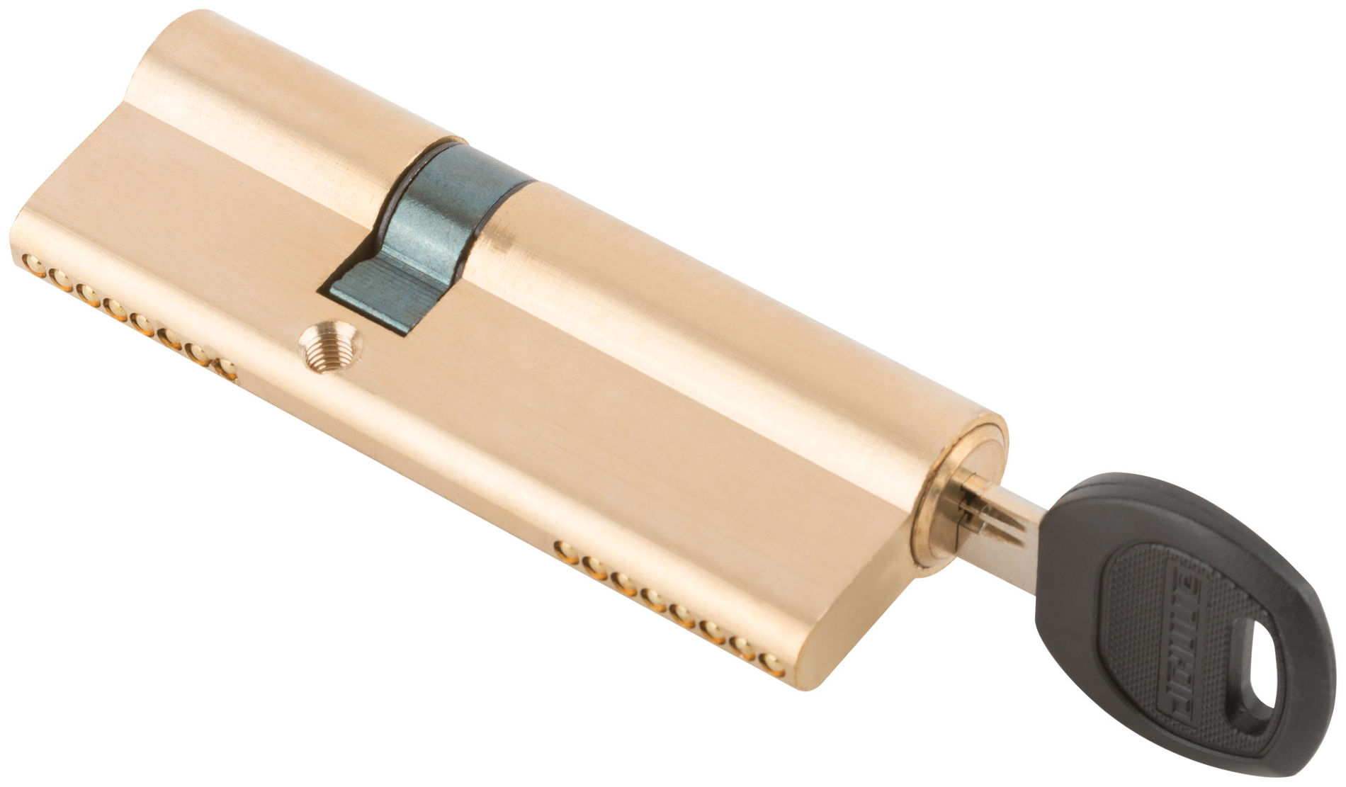 Цилиндровый механизм с перекодировкой ключей ( Аллюр ) 90 мм, ключ-ключ, золото (67258)