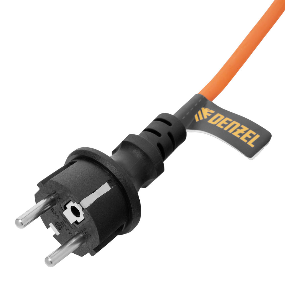 Удлинитель-шнур силовой Garden Series, б/з, ПВС, 20м, 1 розетка, 2 x 1 мм, Denzel (37402)