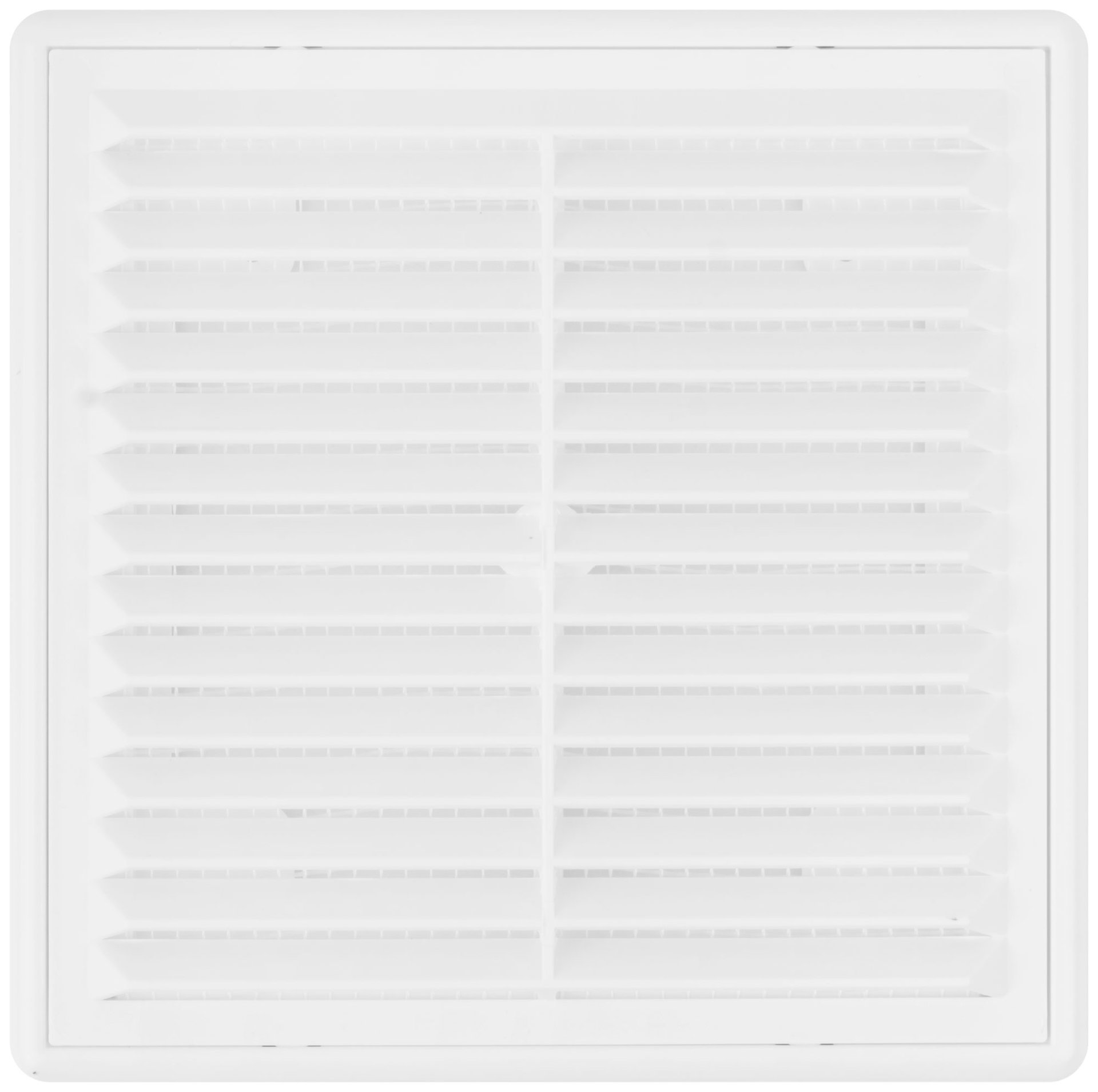 Вентиляционная решетка, пластиковая, 150 х 150 мм, съемная, с сеткой (75022)