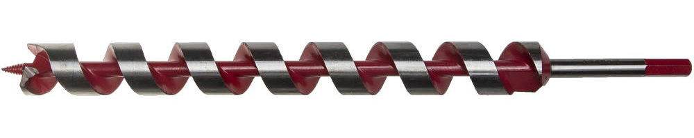 Сверло левиса по дереву 35?450/360 мм шестигранный хвостовик ЗУБР 2947-450-35