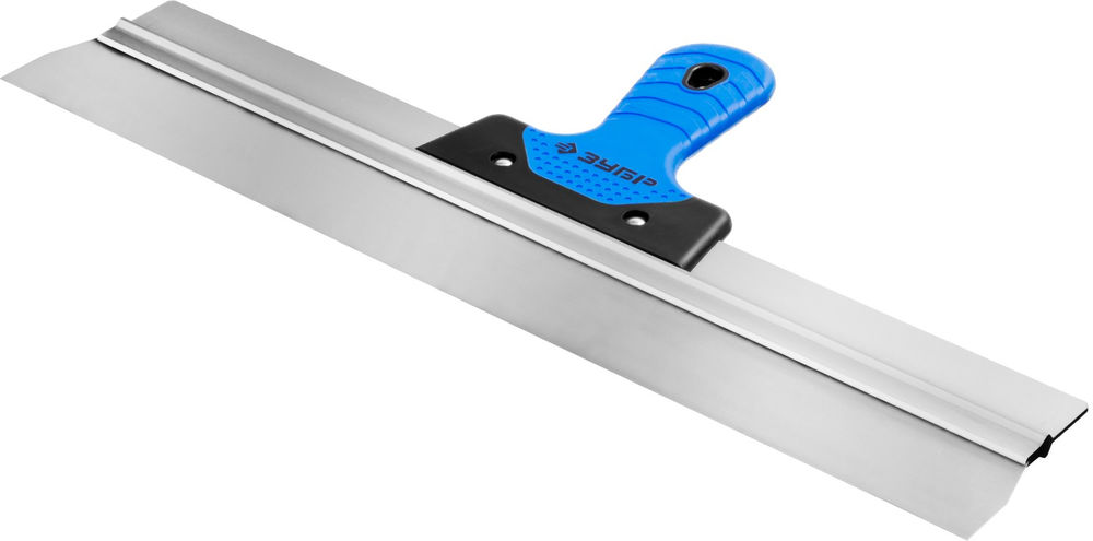 Шпатель фасадный нержавеющий 470 мм, усиленная алюминиевая направляющая, двухкомпонентная ручка ЗУБР Профессионал 10049-47_z03