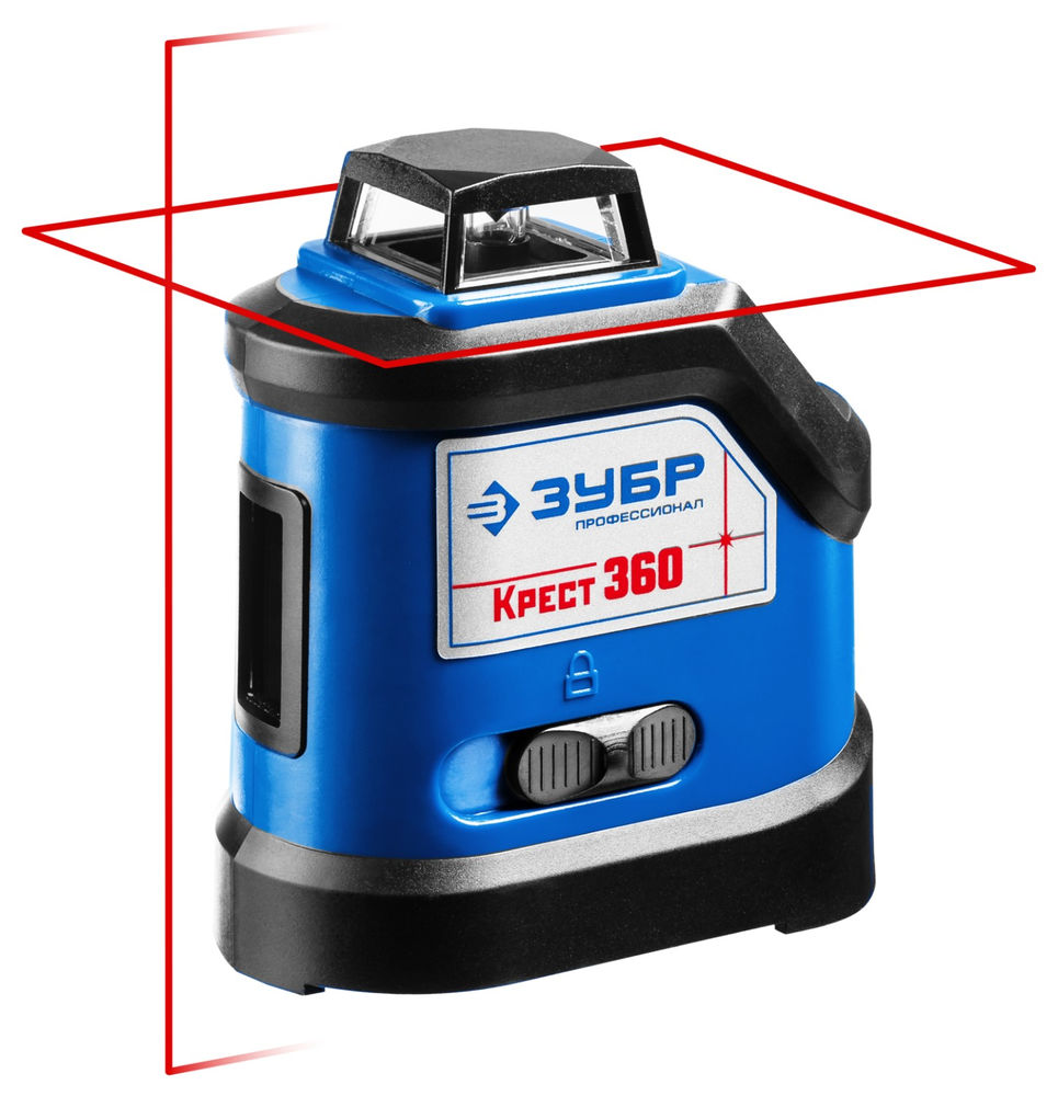 Лазерный нивелир Крест 360, 20 - 70 м ЗУБР Профессионал 34906