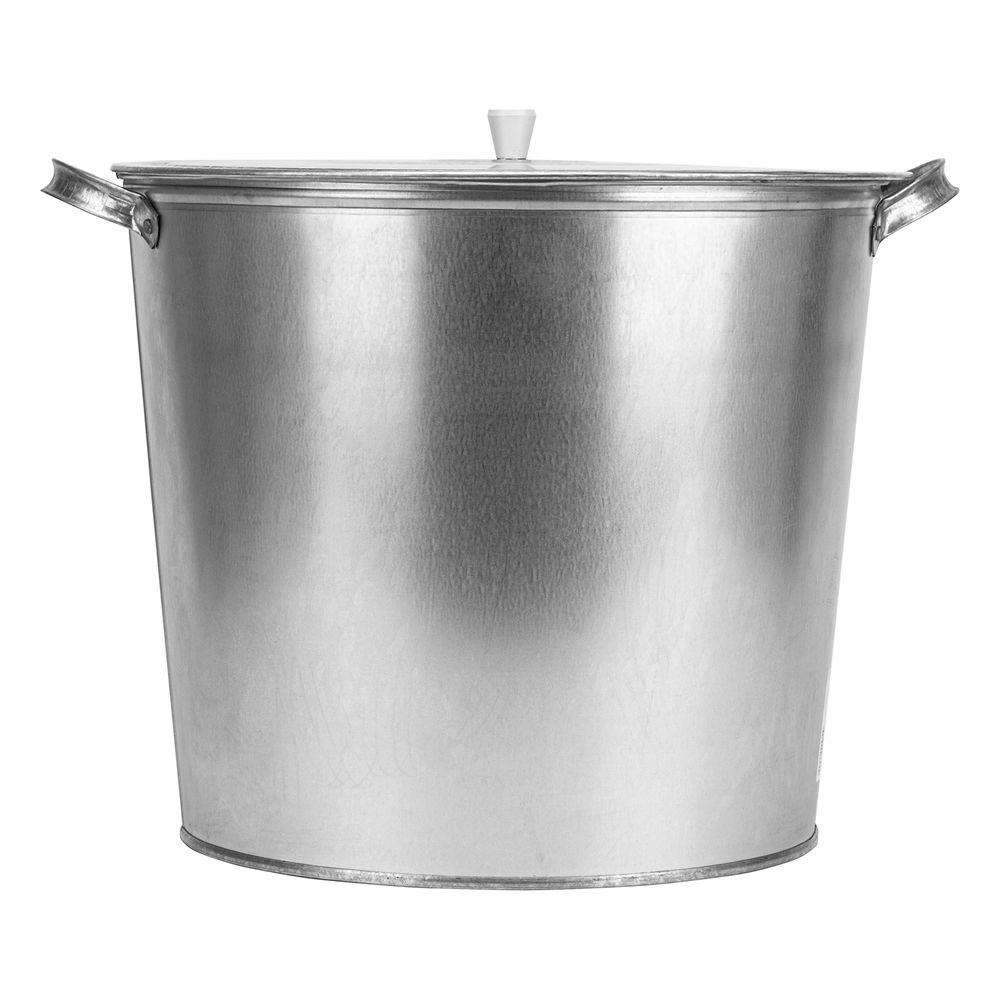 Бак для воды оцинкованный с крышкой (крышка с ручкой) 32 л, без крана (67549)