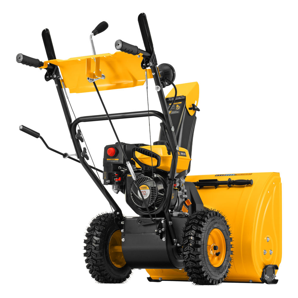 Бензиновая снегоуборочная машина SBM 610, 212 cc, ручной старт, фара Denzel (97653)
