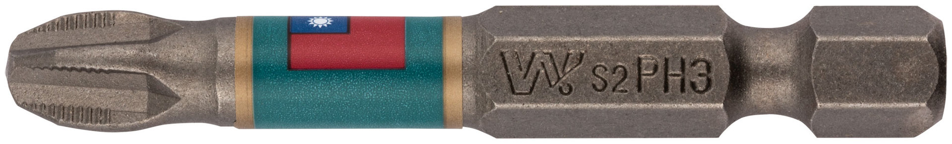 Биты WP, сталь S2, с насечкой, Профи, 50 мм PH3, 10 шт. (57578)