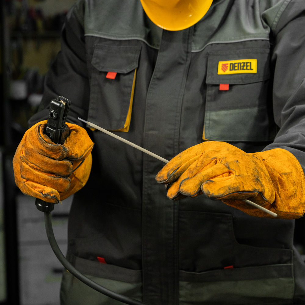 Электроды DER-13/55, диам 3 мм, 2,5 кг., основное покрытие Denzel (97505)