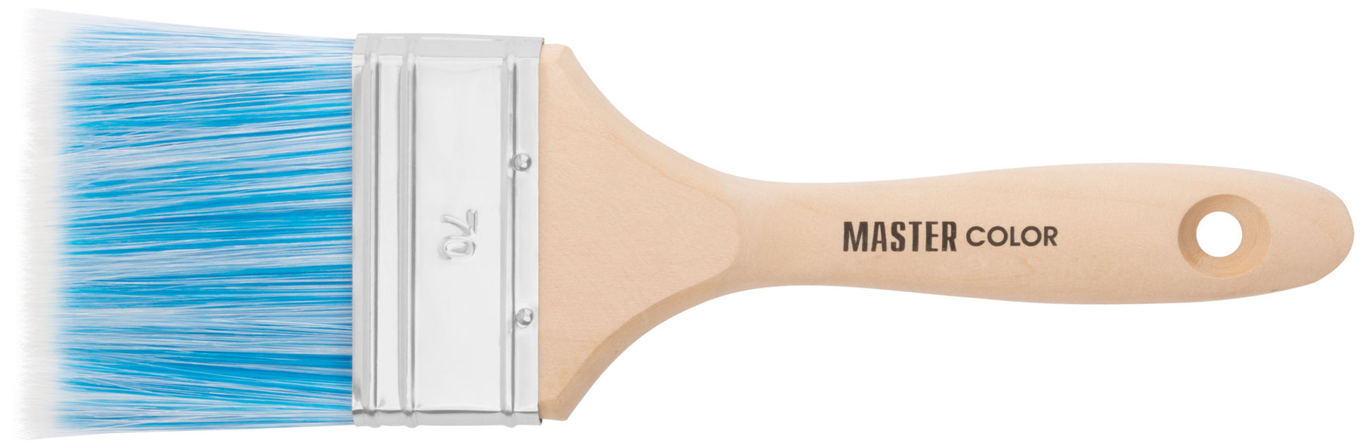 Кисть флейцевая, толщ. 18 мм, ПБТ-щетина, нерж. обжим, ширина 70 мм (30-0035д)