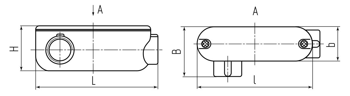 Коробка распаячная КРВ-Л 50 (2) (Fortisflex) (61119)