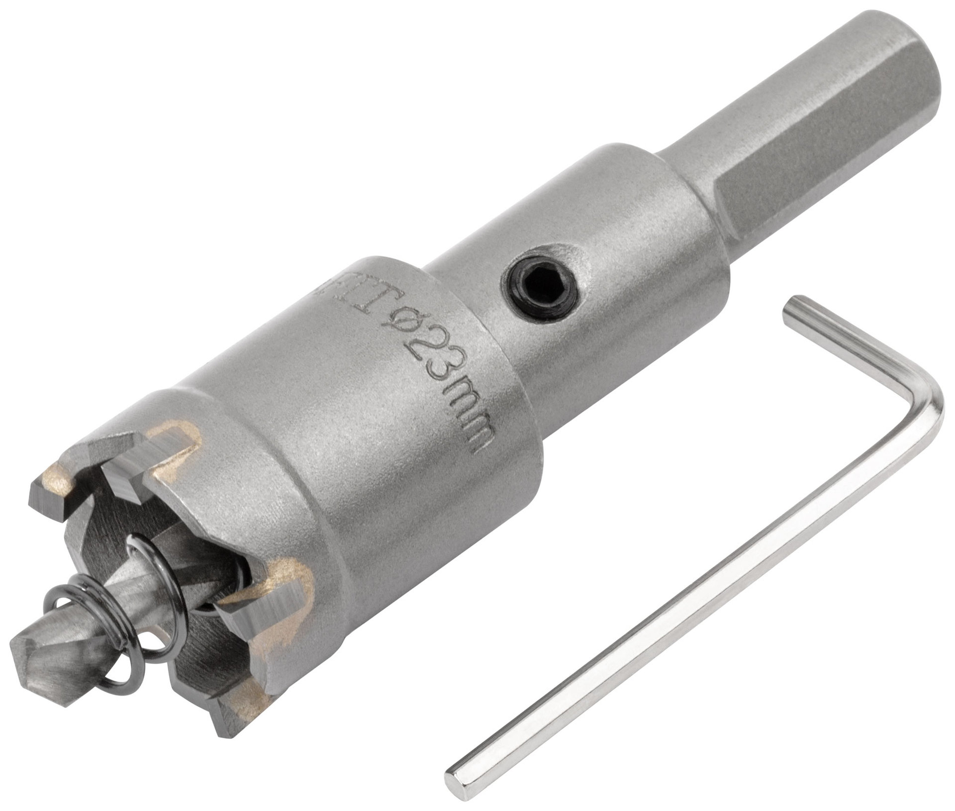 Коронка кольцевая с карбидными вставками Профи (для отверстий в нержавеющей стали) 23 мм (36823)