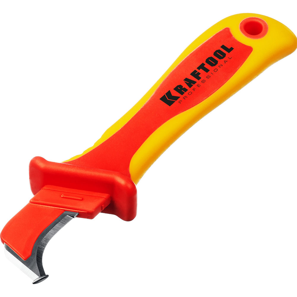 Нож электрика диэлектрический 1000 В изогнутый KN-7 KRAFTOOL 45400