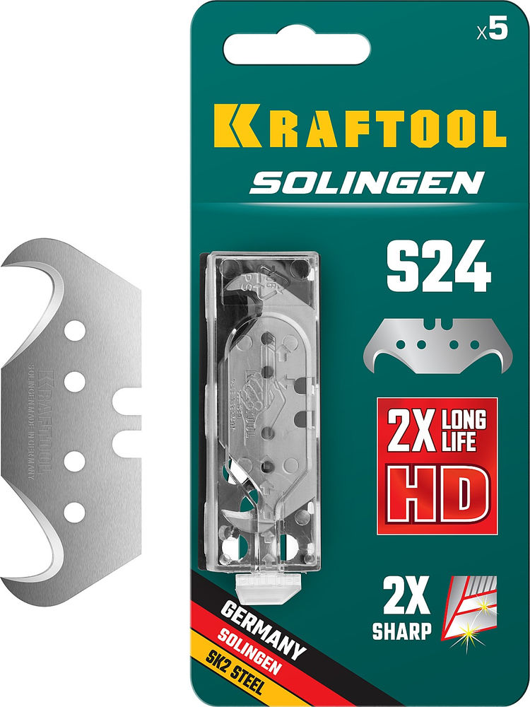 Крюковидные лезвия Solingen-S24, 5 шт KRAFTOOL 09643-S5_z02