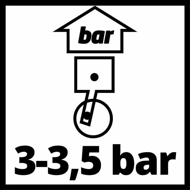 Краскопульт пневматический проф. Einhell,3 бар,сопло 1,5мм,верхний бак 0,6л,переключатель распыла (4133030)