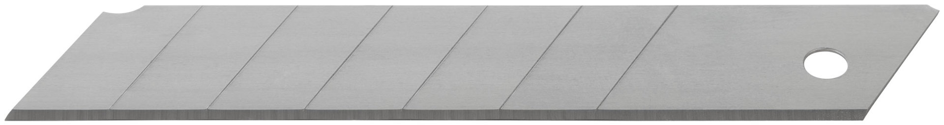 Лезвия для ножа технического 25 мм, 7 сегментов, сталь SK5 (10 шт.) (10425)