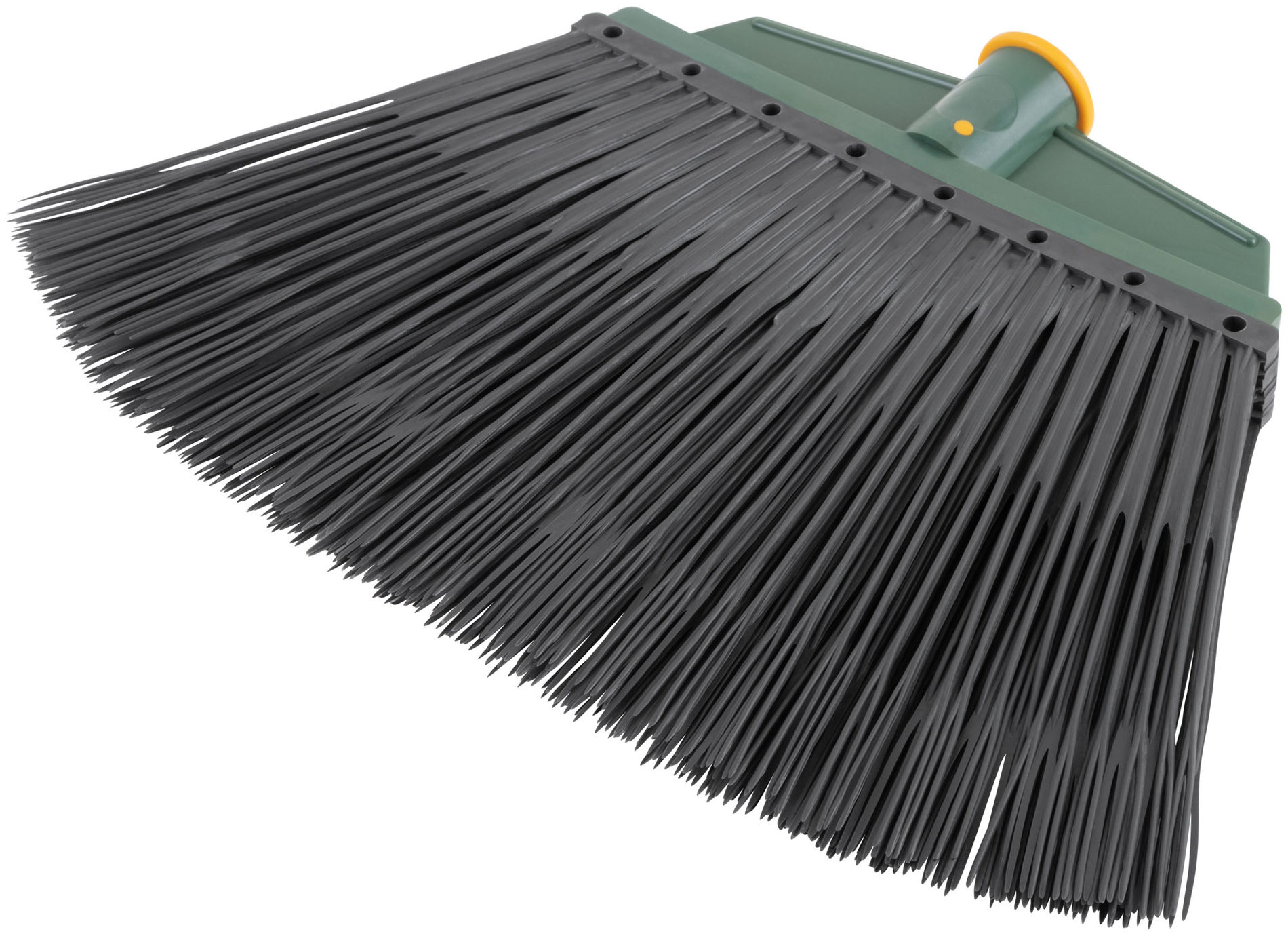 Метла пластиковая №5, плоская черная 265х385 мм ( посадочный диаметр 25 мм ) (68065)