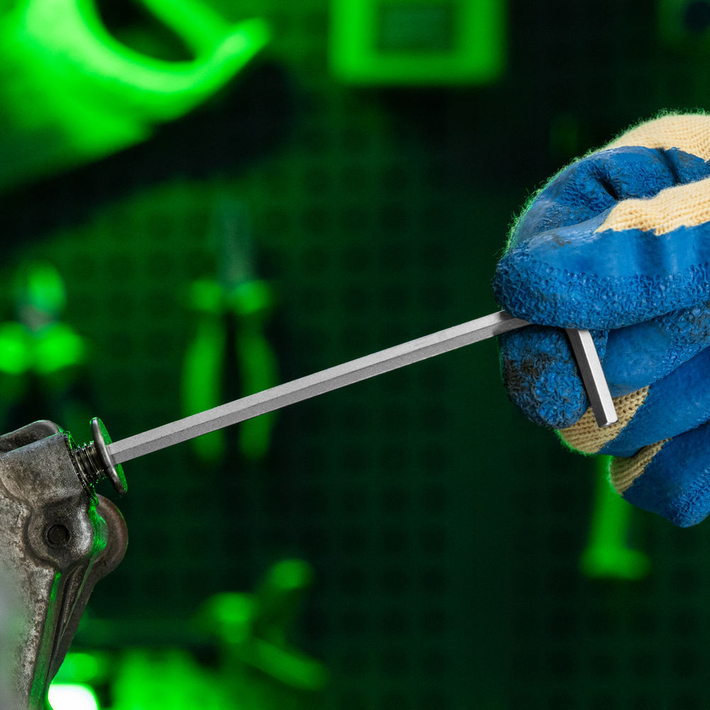 Набор ключей имбусовых, HEX, 2-12 мм, CrV, 9 шт., удлиненные Сибртех