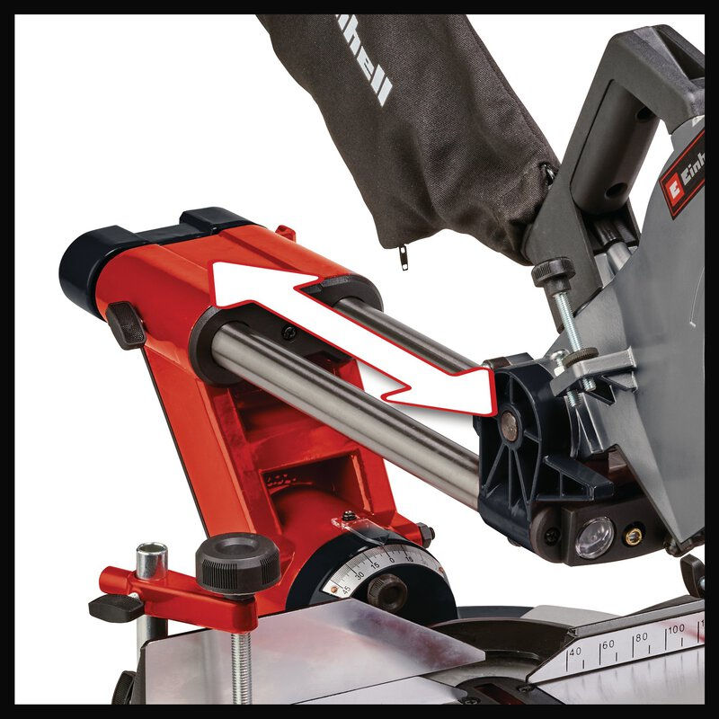 Пила торцовочная Einhell TE-SM 2534 Dual, 1800Вт,250х30мм,пропил 310х90мм,расширители X-Tend (4300870)