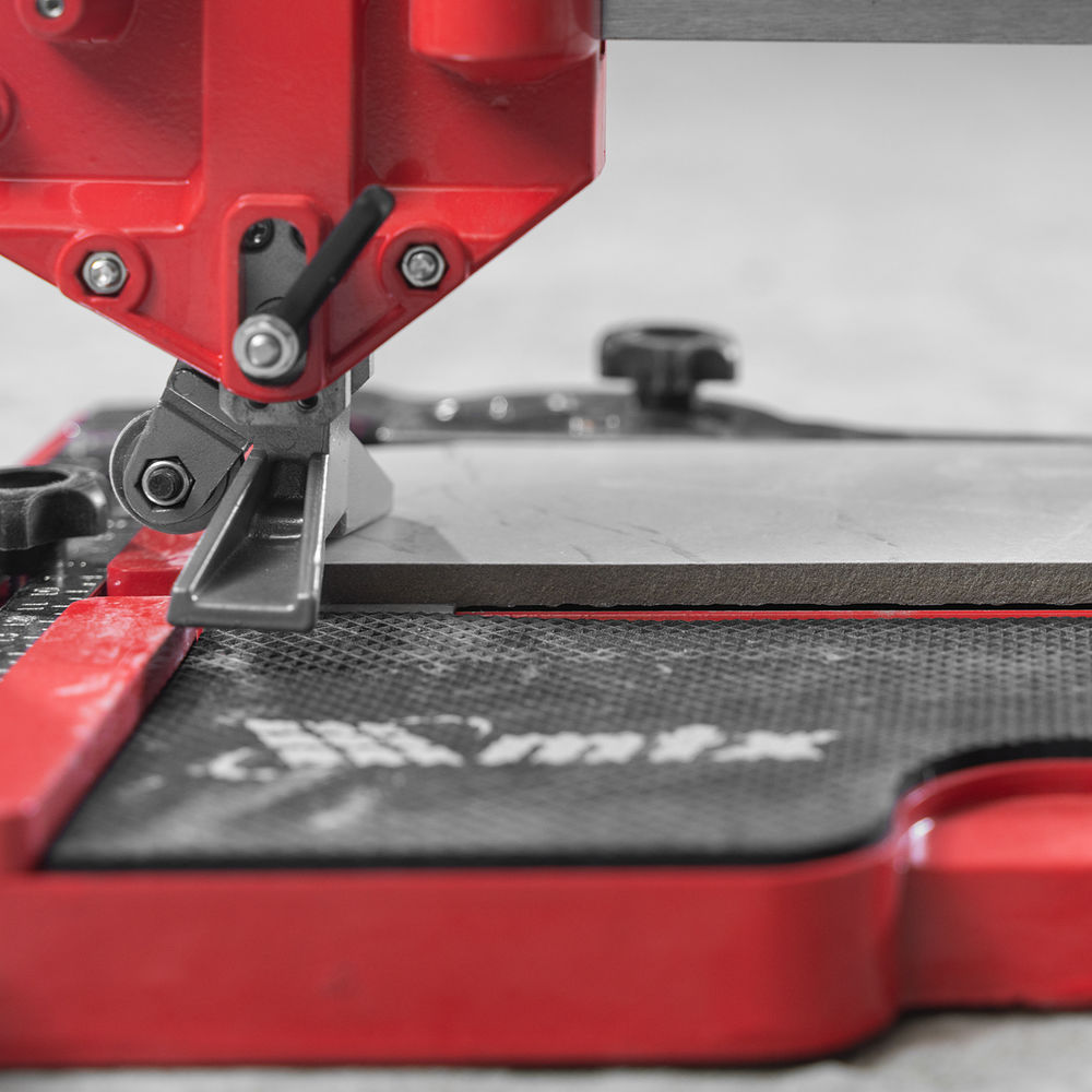 Плиткорез ручной монорельсовый 600 х 14 мм, ходовая каретка,9/4 рег. подшипников, литая станина// MTX (87591)