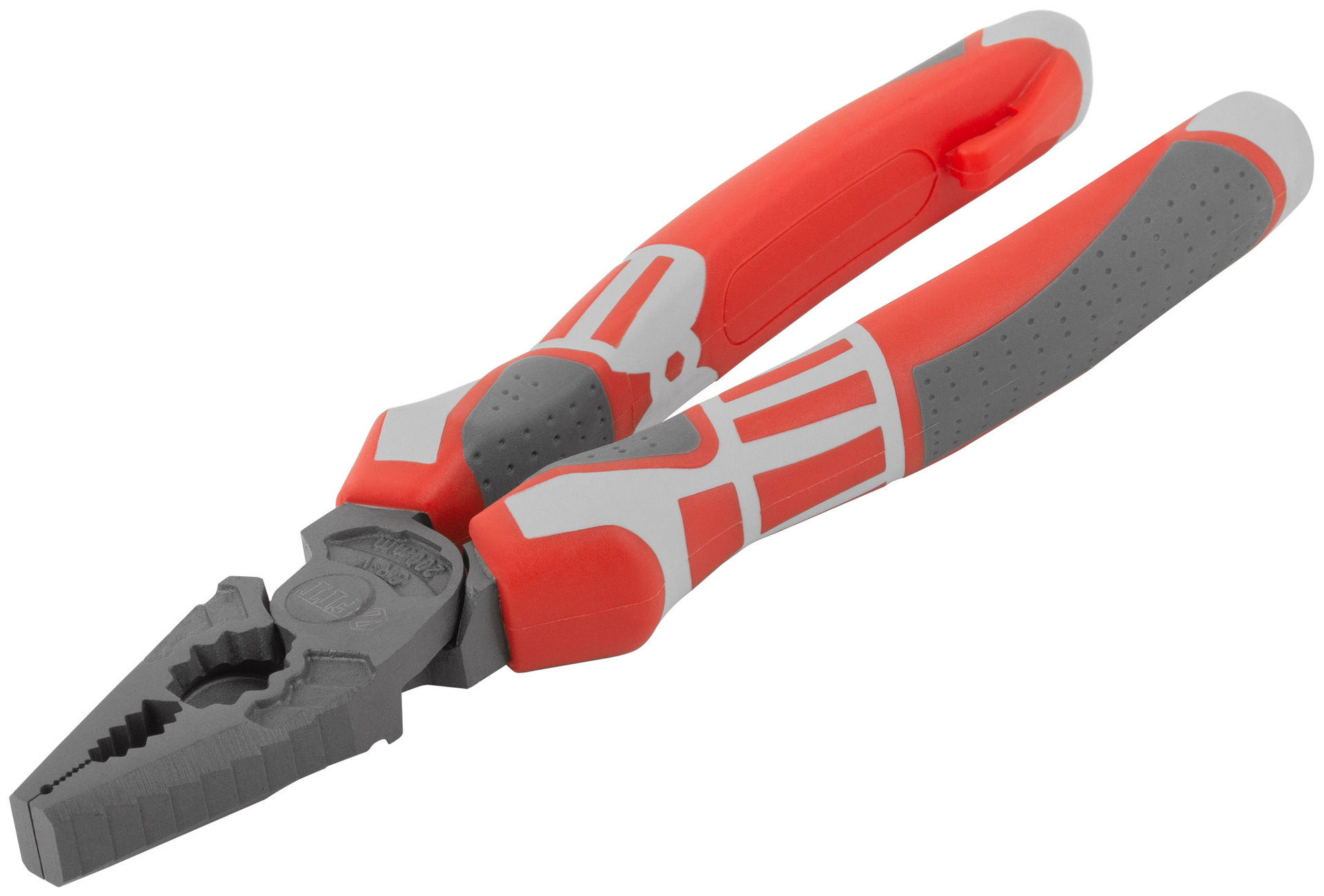 Плоскогубцы комбинированные Эталон, CrV сталь, ребра жесткости на губках, тефлоновое покрытие, 3К прорезиненные ручки 200 мм (50695)