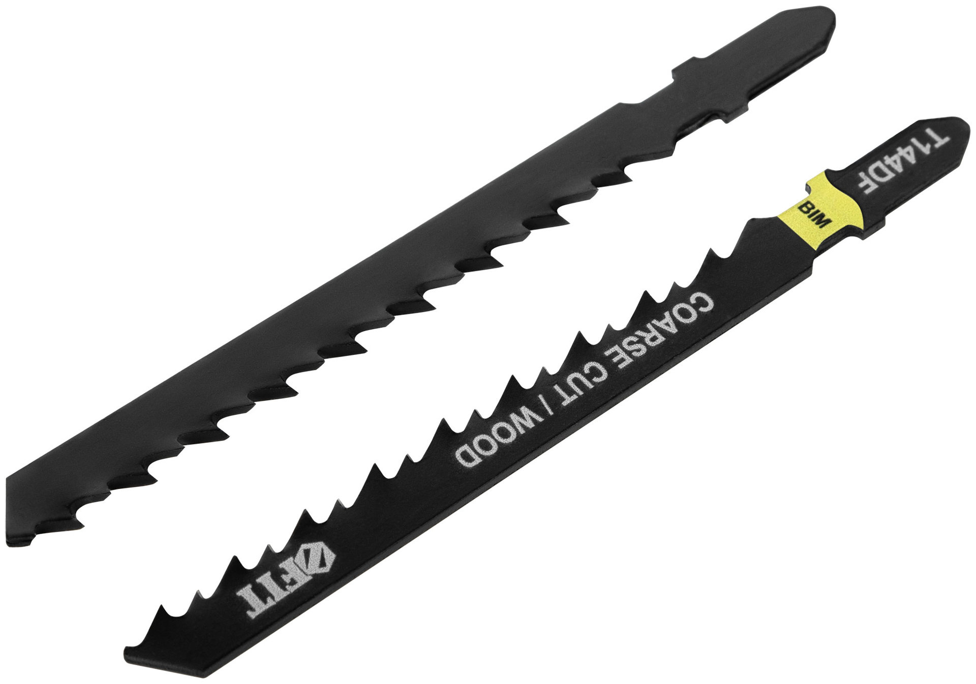 Полотна по дереву, Bimetal, разведенные, шлифованные зубья, 100/74/4 мм (Т144DF), 2 шт. (40945)