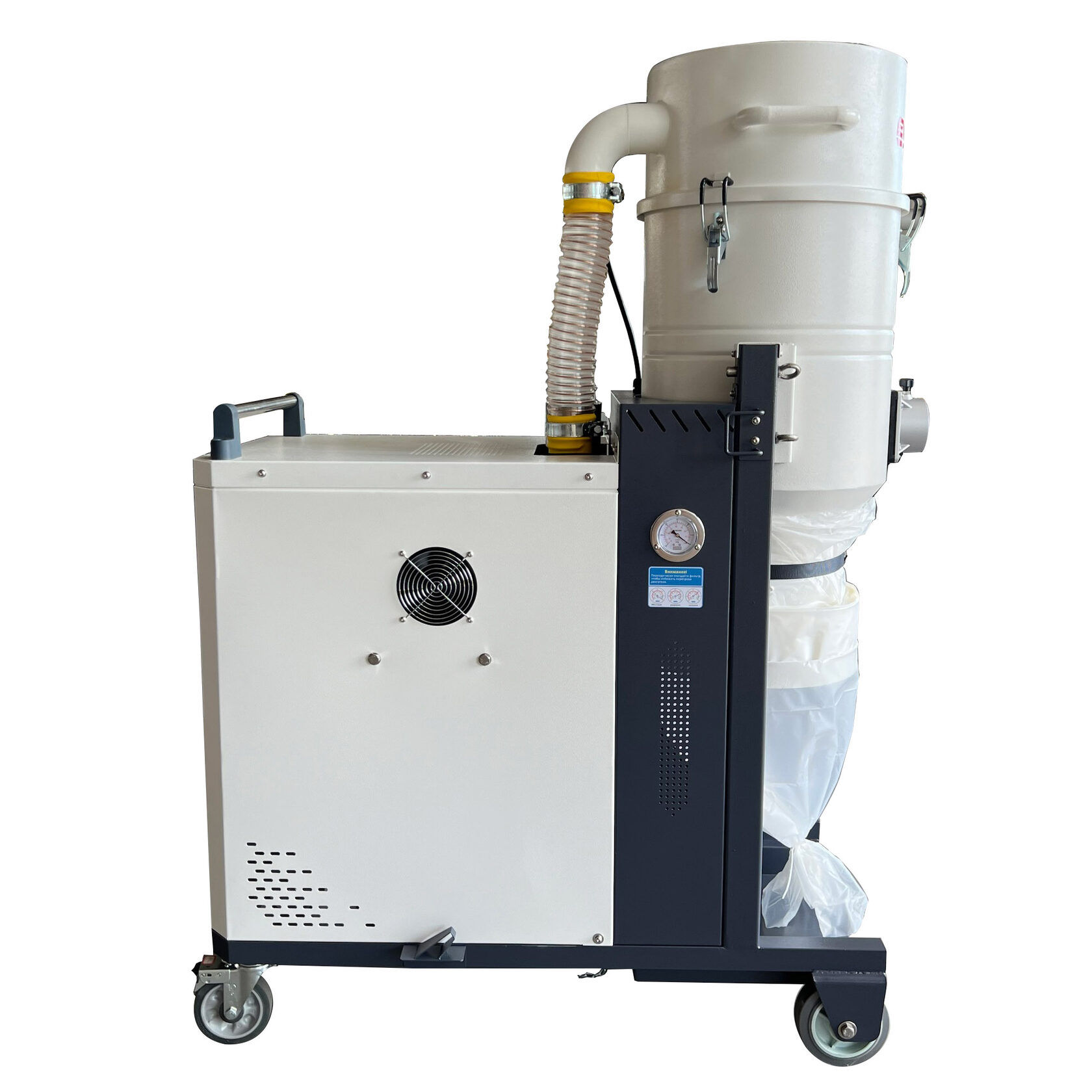 Пылесос промышленный EVOline IVC 10 3,0 кВт 380 В для сбора большого количества пыли (Longopac bag)