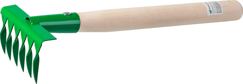 Грабельки садовые РОСТОК 120 x 62 x 405 мм, 6 витых зубцов 39611