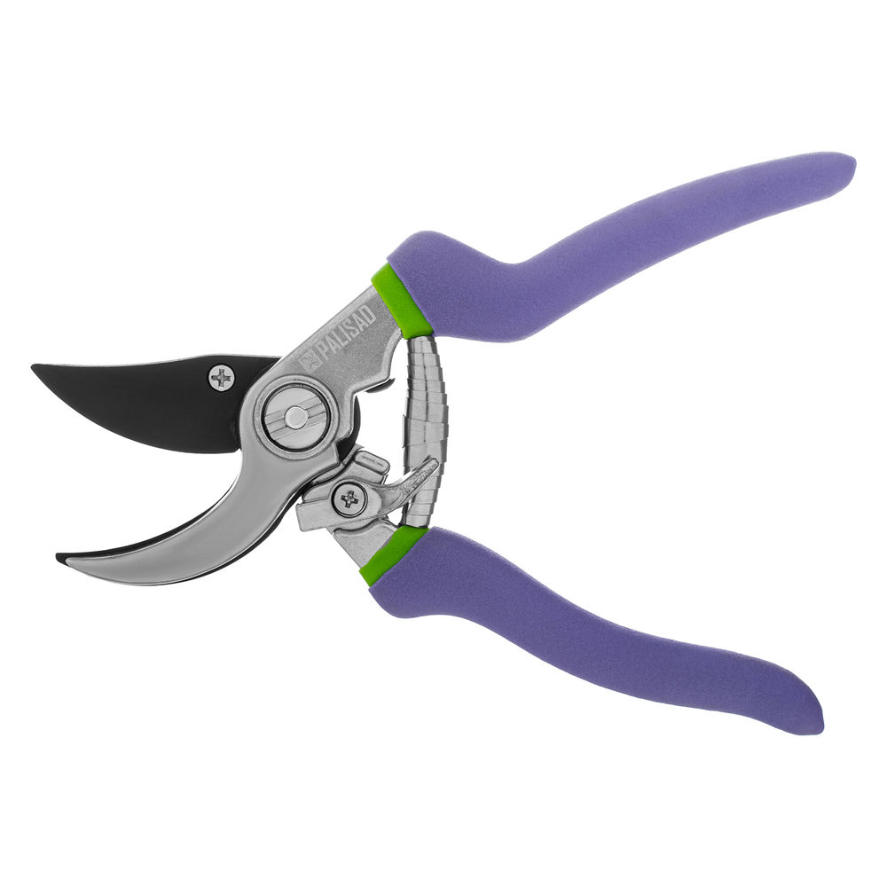 Секатор прямого реза, 200 мм, металлические обрезиненные рукоятки, Palisad (60557)