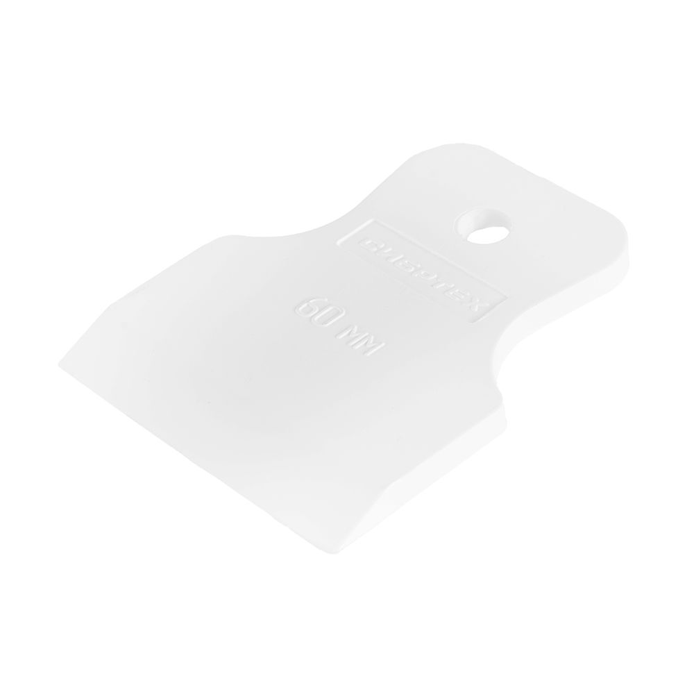 Шпатель, белая резина, 60 мм Сибртех (85832)