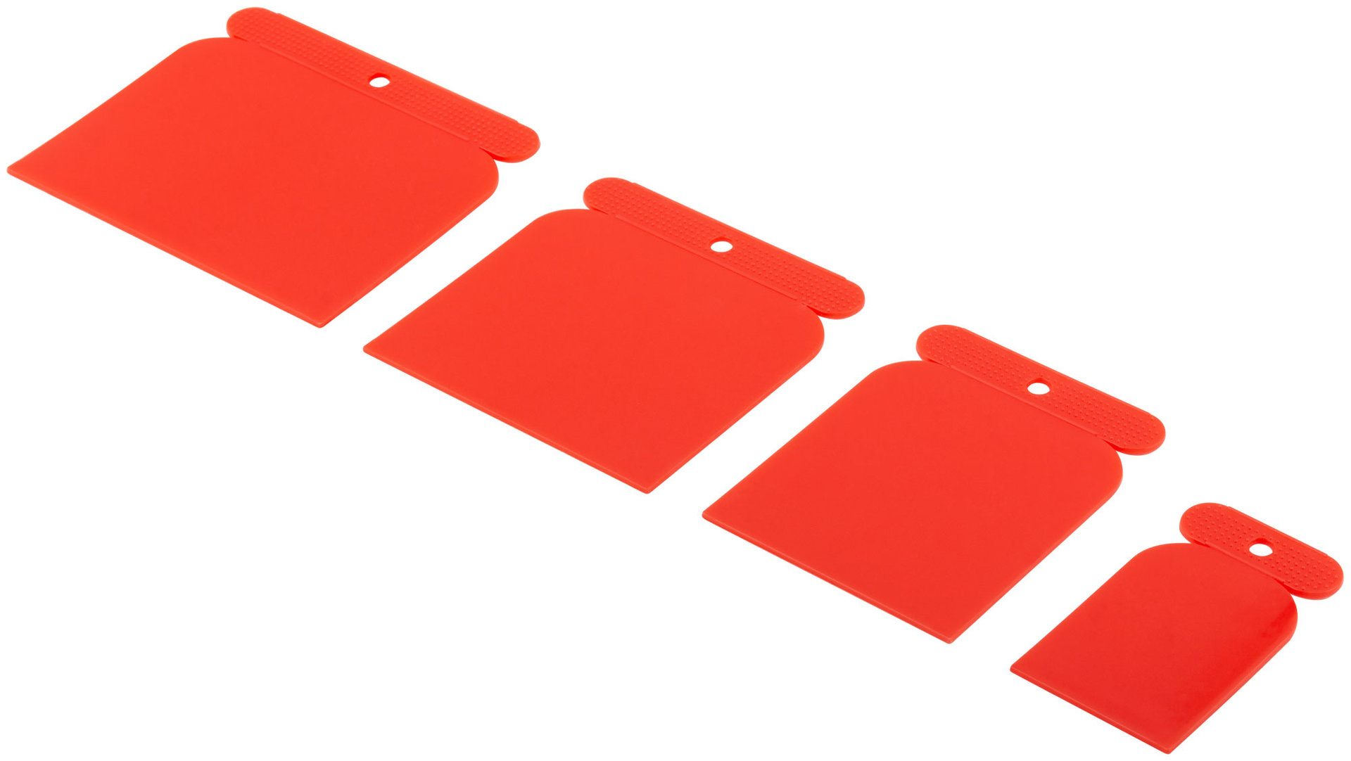 Шпатели пластиковые набор 4 шт.(Япончик) 50/80/100/120 мм (06752)