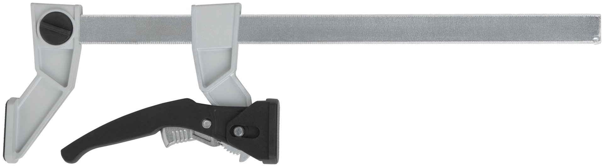 Струбцина рычажная быстрозажимная, усилие сжатия 200 кг, рычажный храповый механизм, металлический корпус, Профи, 90 х 300 мм (59174)