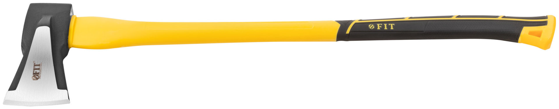 Топор-колун ушастый кованый, фиберглассовая длинная ручка 800 мм, 2500 гр.