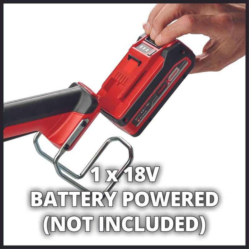 Триммер аккумуляторный Einhell PXC GE-CT 18/33 Li,18В,33см,2 скор,леска,изогн.рукоятка,без АКК и ЗУ (3411270)