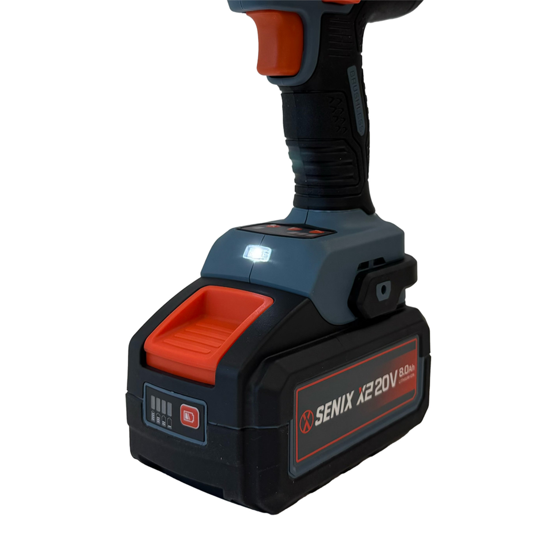 Импульсный гайковерт 1/2, 1350 Нм, акб 8Ач, зу 6А X2 20В