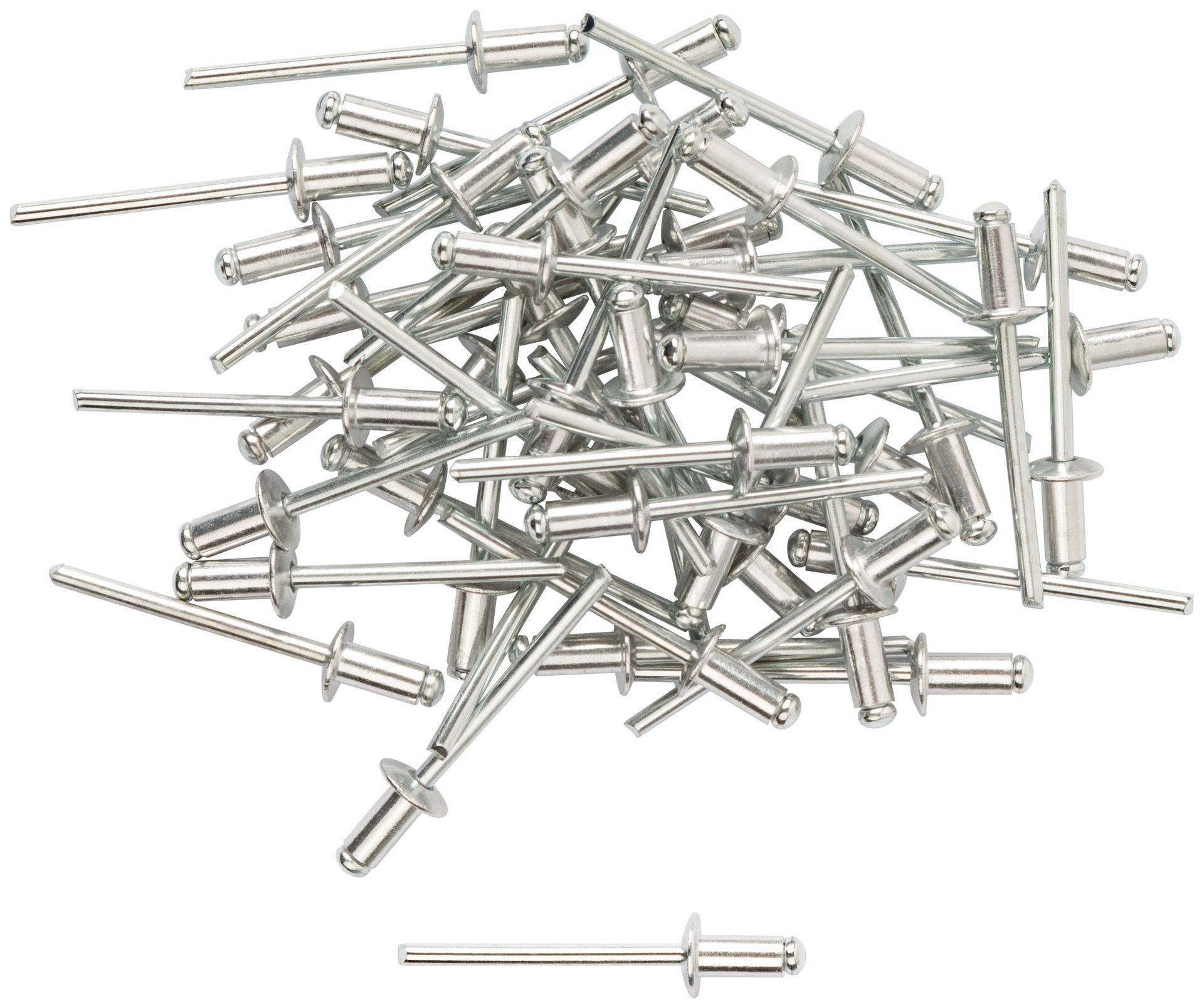 Заклепки мелкая фасовка, 50 шт., 4.0 х 8 мм (23738)