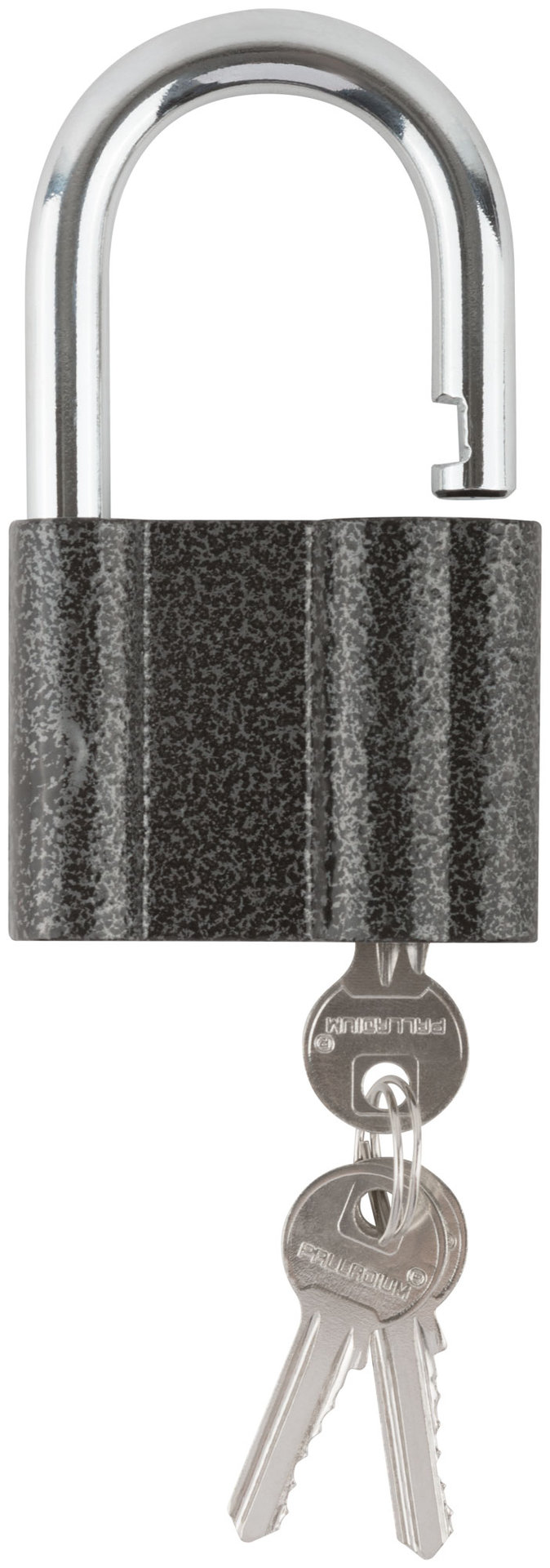 Замок навесной стальной корпус PALLADIUM ( 601S ) 70х54 мм, стальная дужка 11 мм (67089)