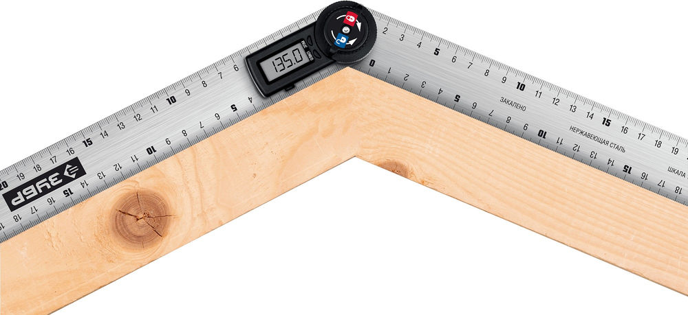 Транспортир-угломер электронный 300 мм Профессионал ЗУБР 34296