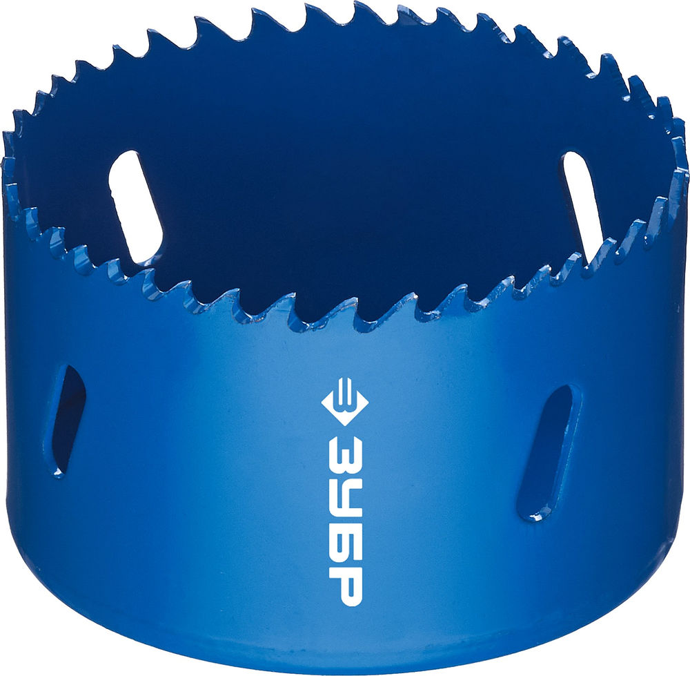 Коронка биметаллическая 73 мм, сталь Р6М5 ЗУБР 29531-073_z01