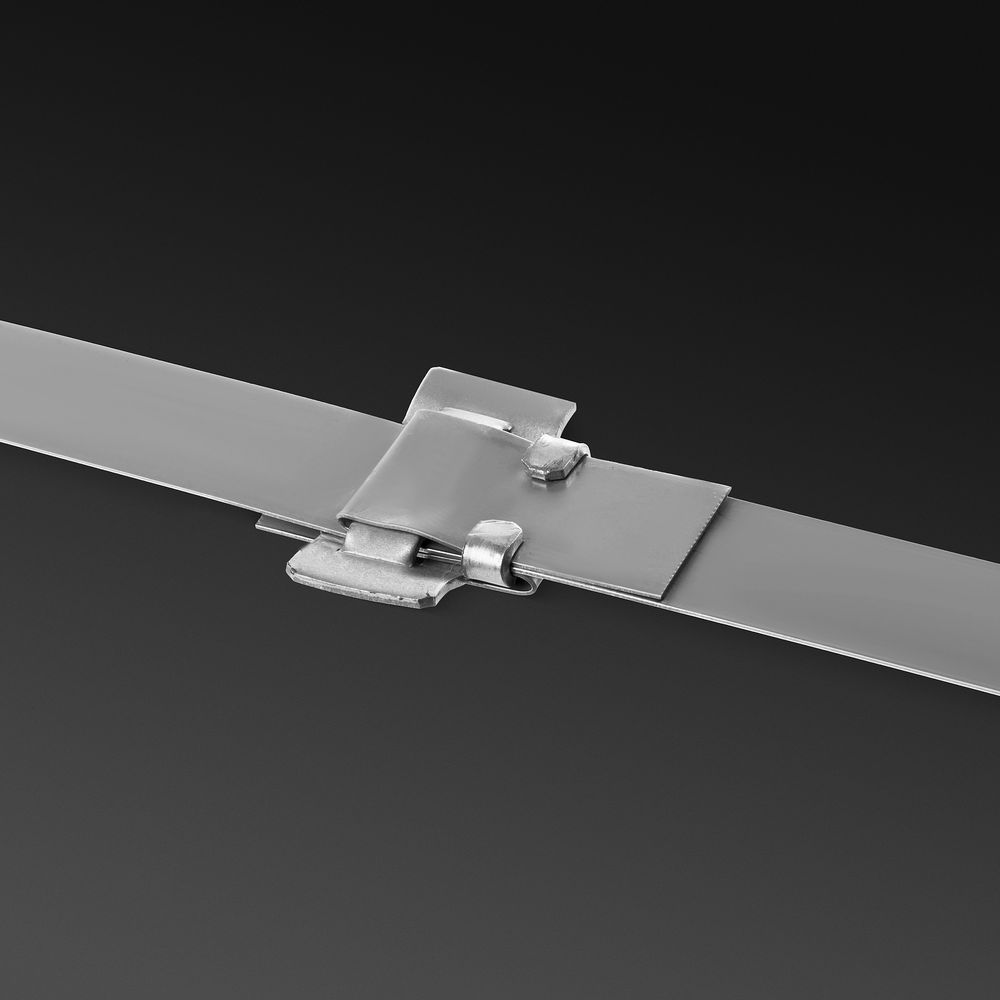 Бюгель для бандажной ленты нержавеющий 20 мм, AISI 304, 150 шт ЗУБР БГЛ Профессионал 310265
