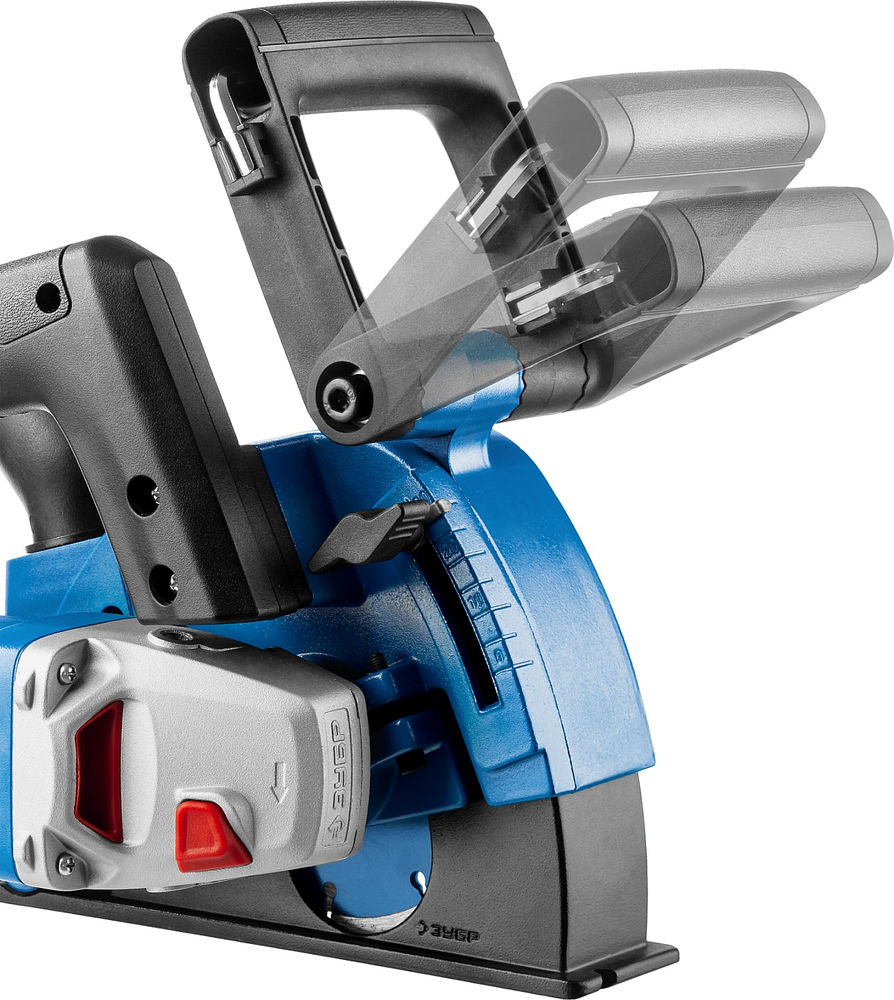 Штроборез (бороздодел) d 125 мм, 1400 Вт, ширина 30 мм, кейс ЗУБР Профессионал ЗШ-П30-1400 ПСТК