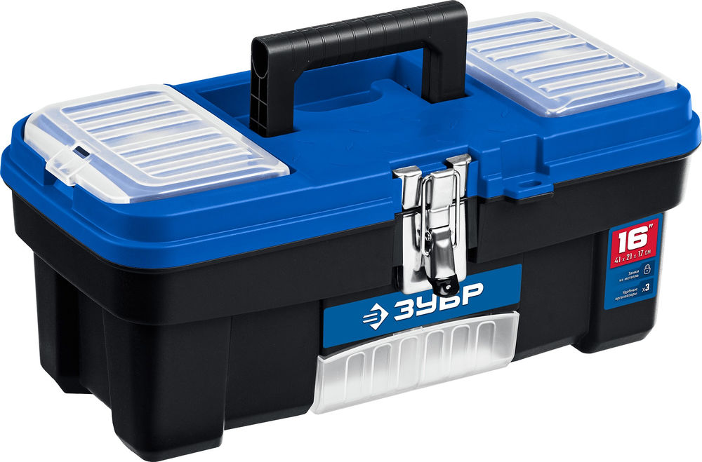 Ящик 414 x 212 x 175 мм 16 пластиковый для инструментов ЗУБР ДЕСНА-16 38181-16