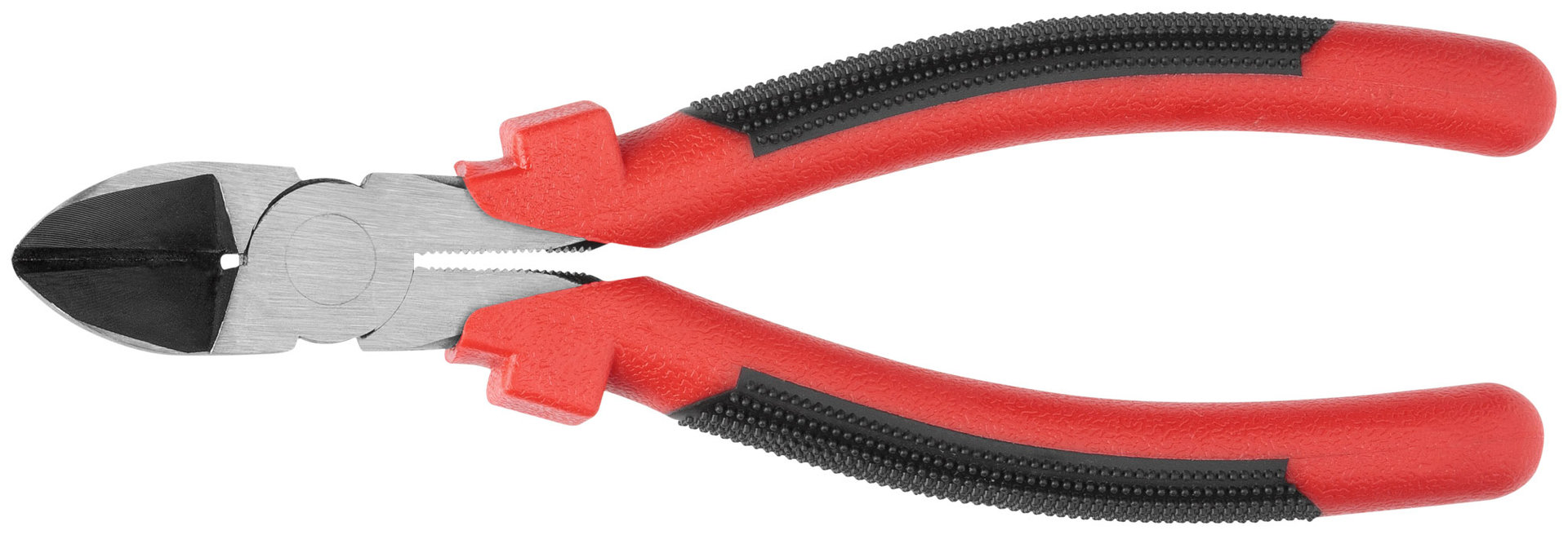 Бокорезы Стандарт, красно-черные пластиковые ручки, полированная сталь 190 мм