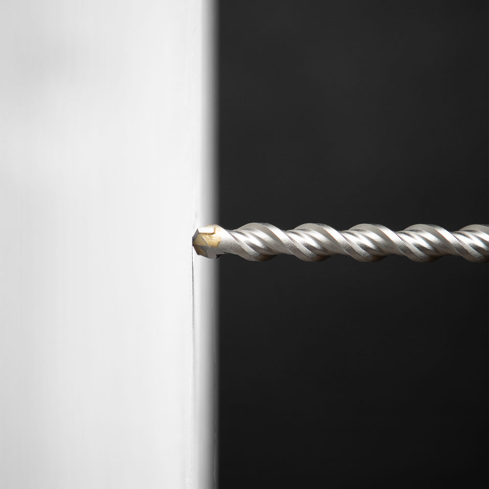 Бур по бетону, двойная спираль, три пылеотводящие кромки, 12 x 210 мм DENZEL (705024)