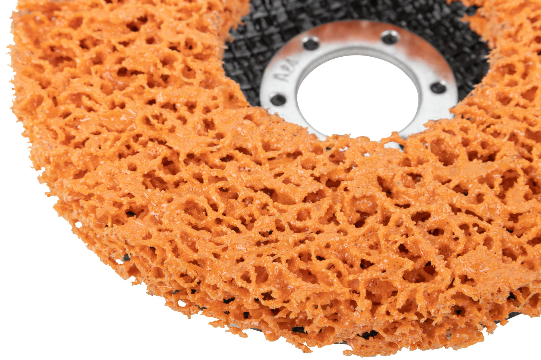 Диск зачистной полимерный, керамический абразив, посадочный диаметр 22,2 мм, 125 мм (39607)