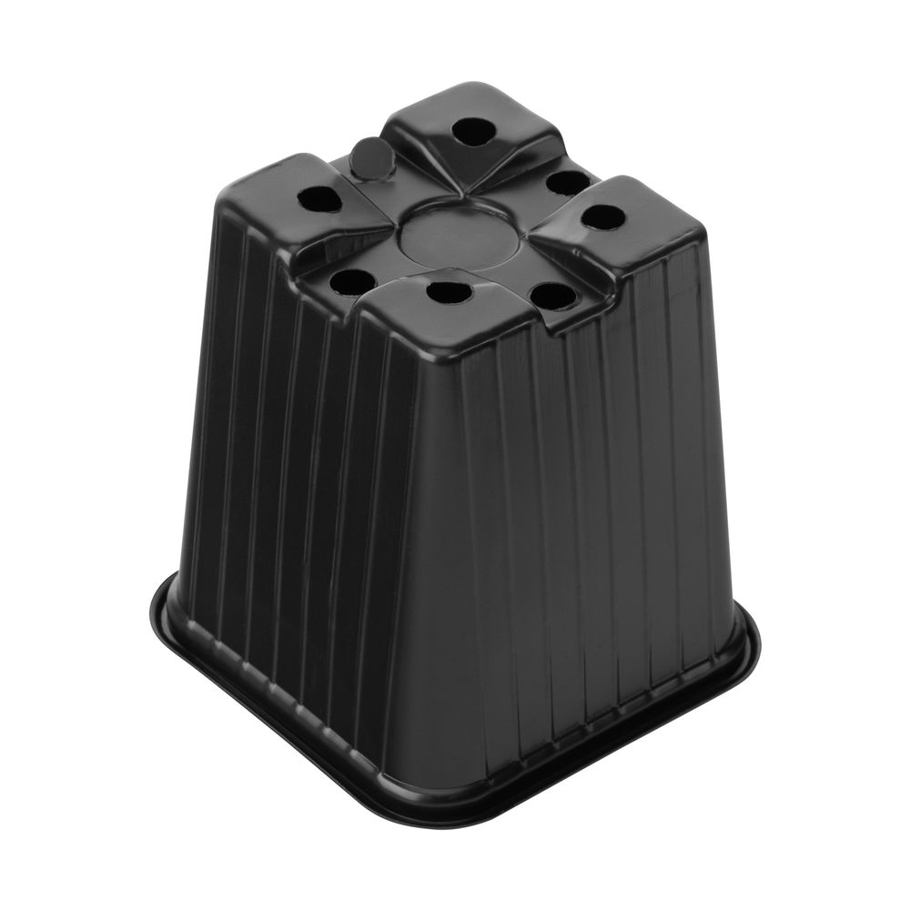 Горшочек для рассады, 90 х 90 х 95 мм, полистирол, 5 шт, (64340)