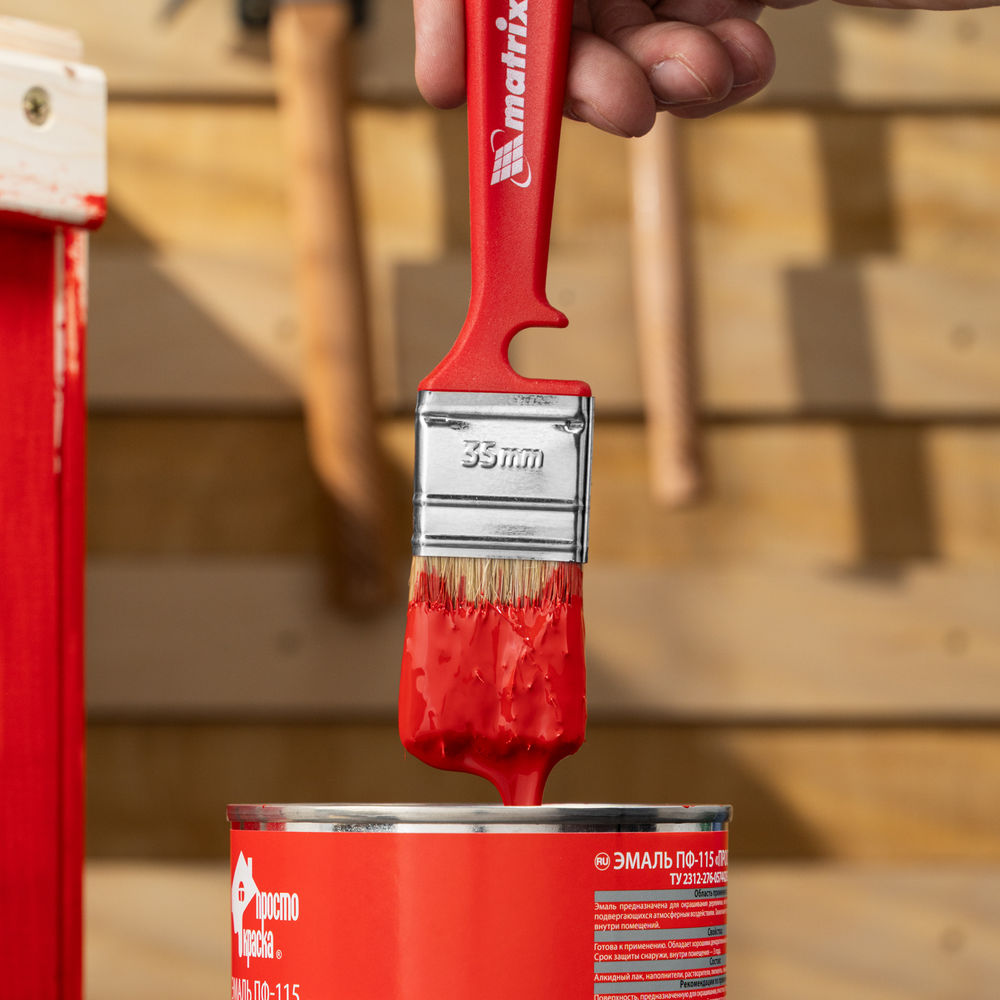 Кисть флейцевая Эмали Color Line 35 х 10 мм Matrix (83351)