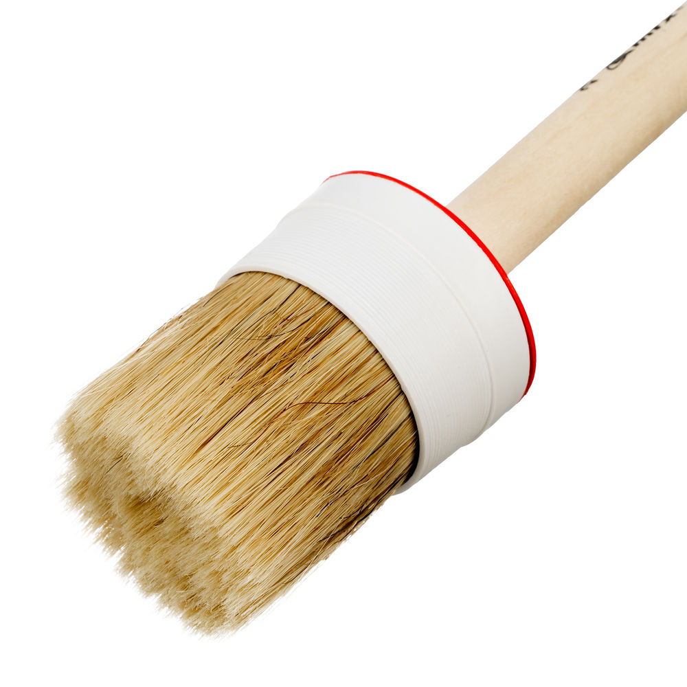 Кисть круглая №20 (65 мм) натуральная щетина, деревянная ручка MTX (82090)